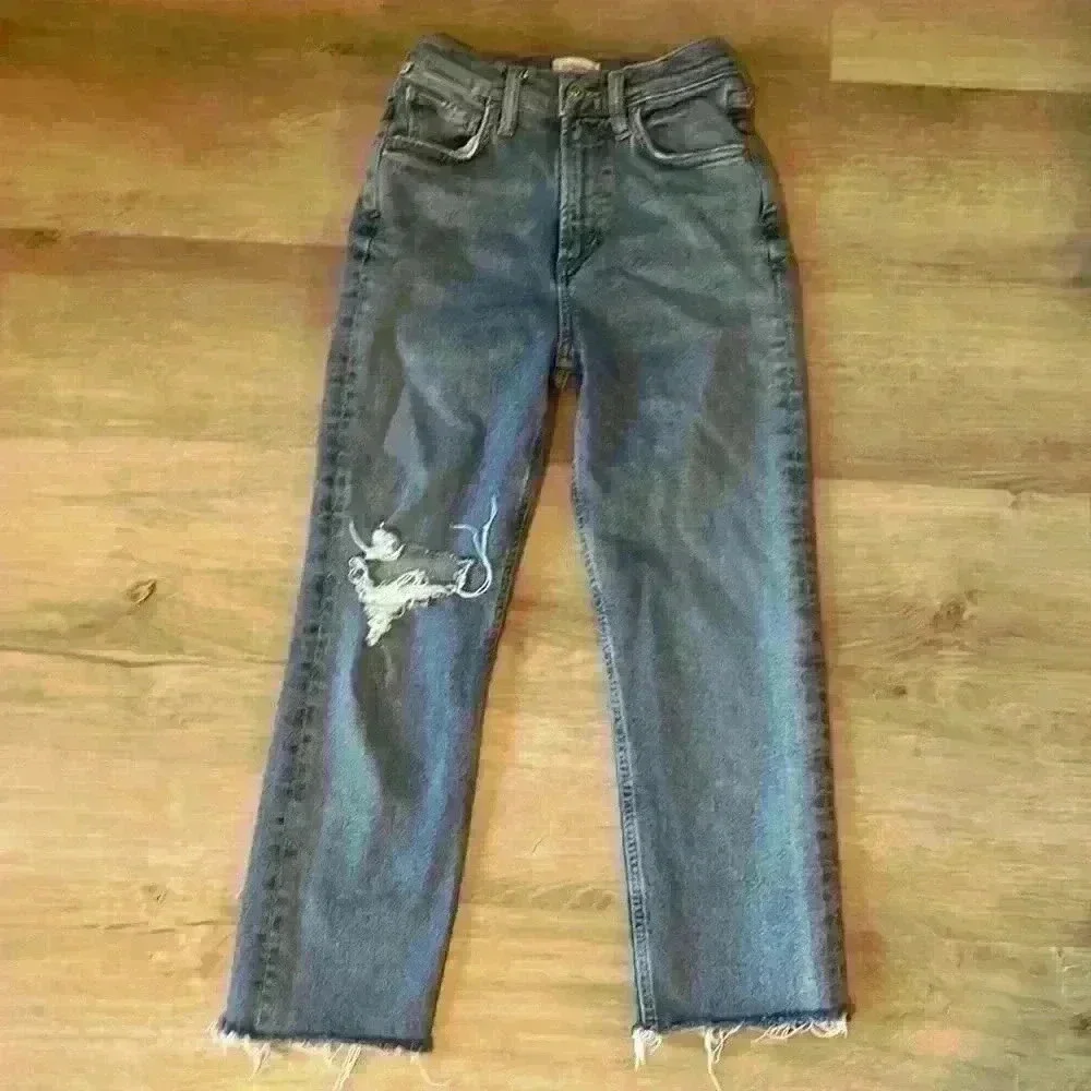 Citizens of Humanity Daphne Cropped High-Rise Stovepipe Jeans sz 23 - Picture 2 of 12